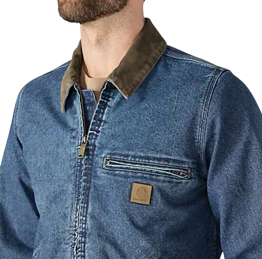 Carhartt M Relaxed Fit Denim Detroit Jackets - Muskegon