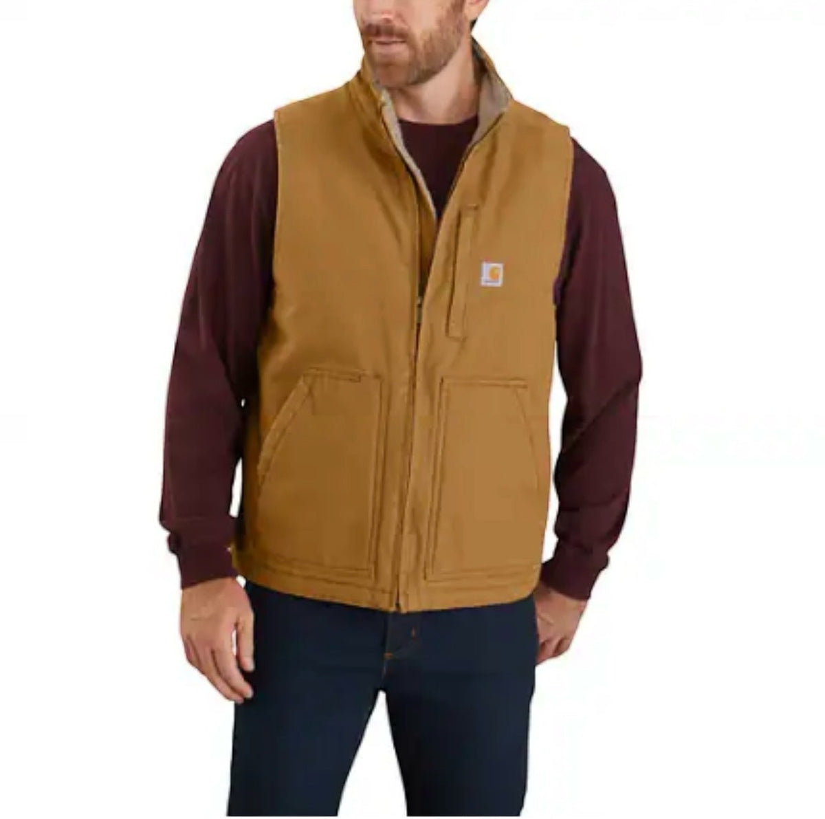 Carhartt M Washed Duck Mock-Neck Gilets