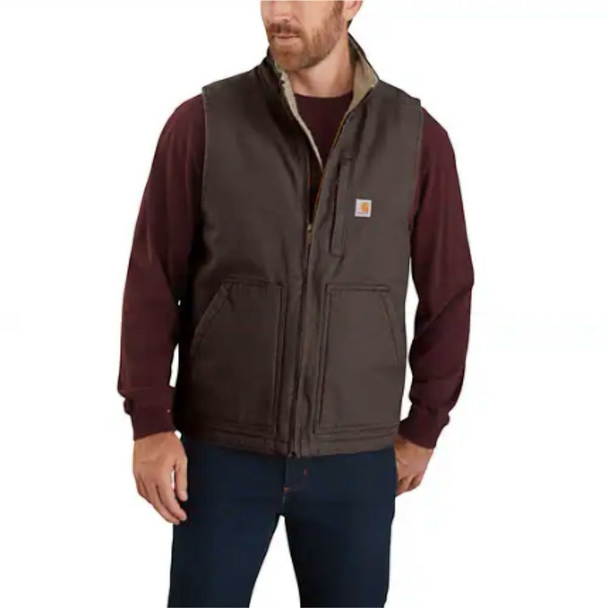 Carhartt M Washed Duck Mock-Neck Gilets