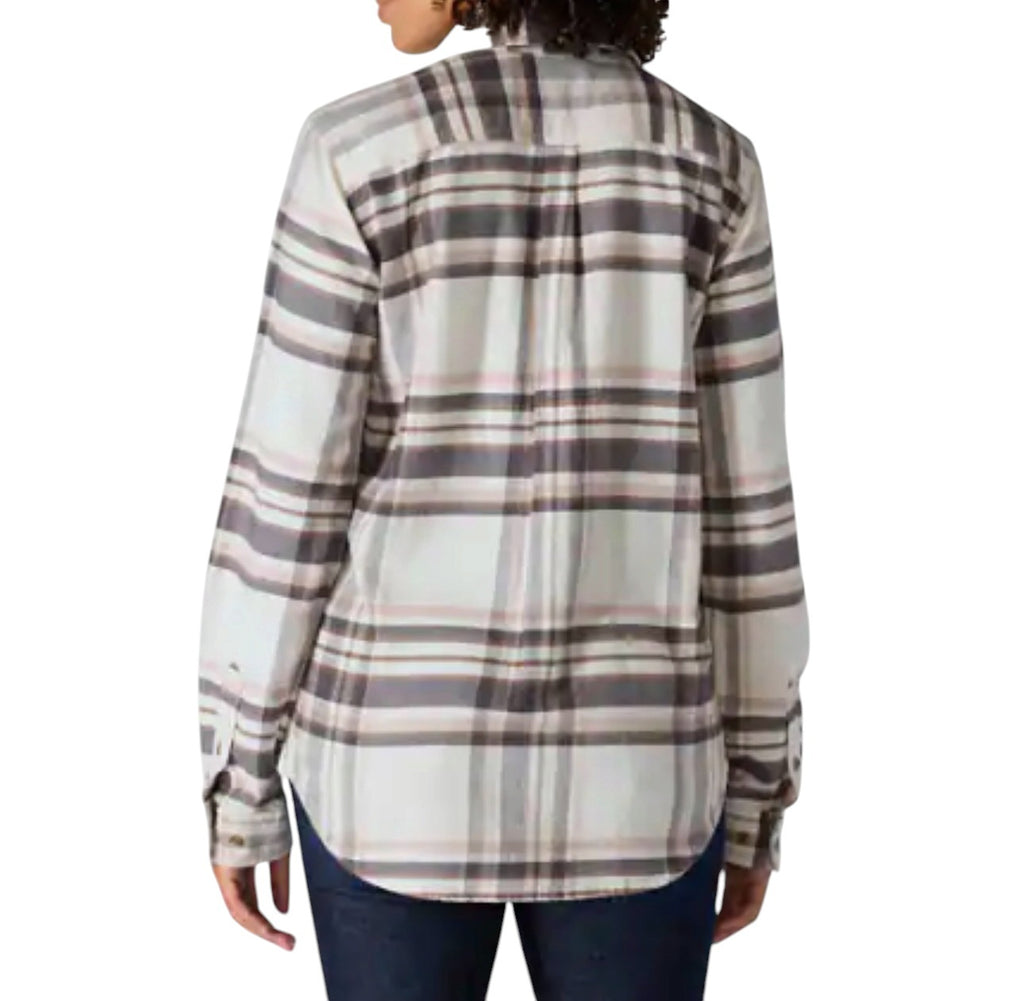 Carhartt Womens TENCEL Fibre Series Relaxed Fit Long Sleeve Flannel Shirts