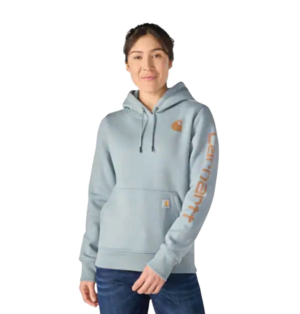 Carhartt Womens Iconic Clarksburg Logo Sweatshirts