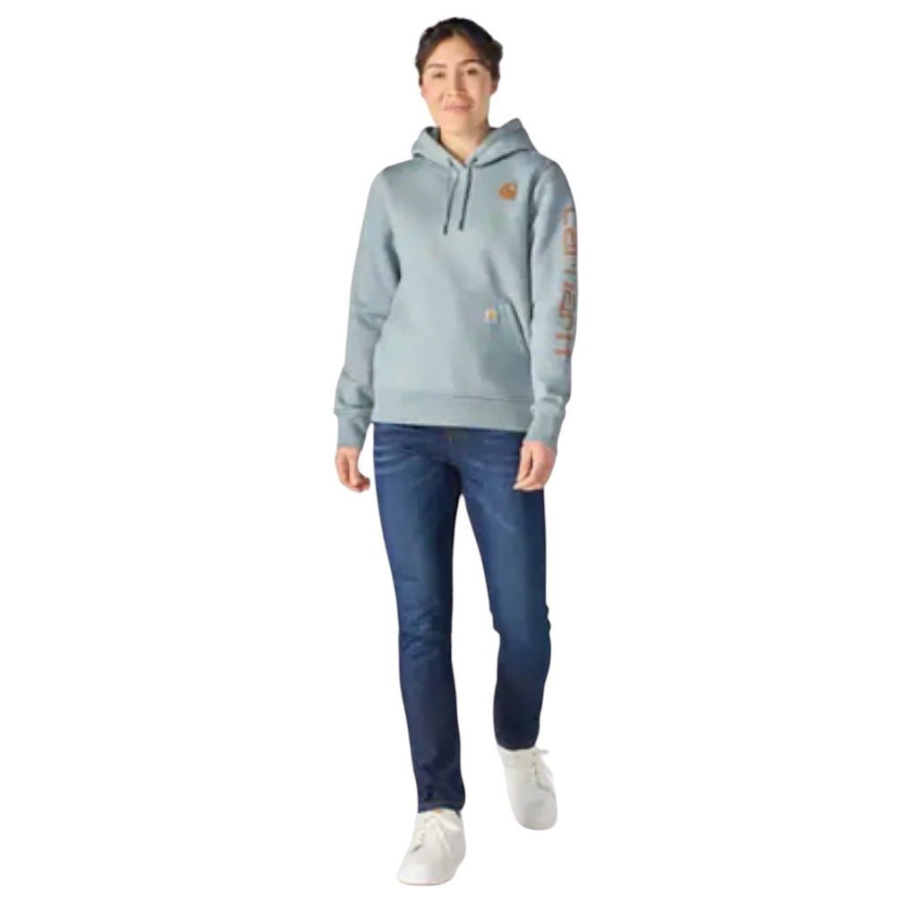 Carhartt Womens Iconic Clarksburg Logo Sweatshirts