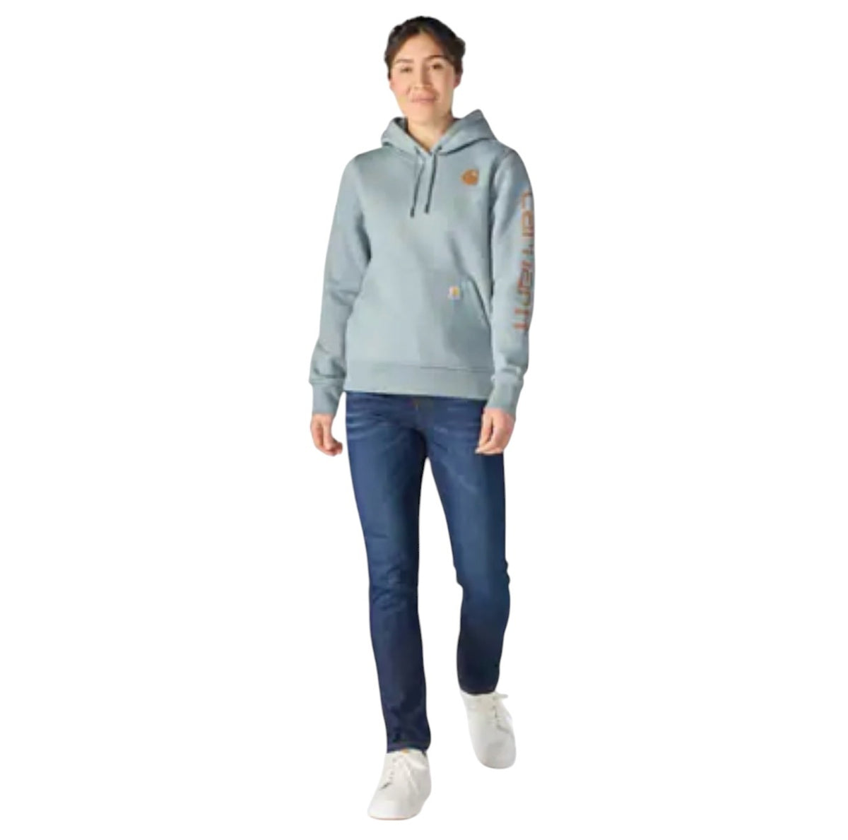 Carhartt Womens Iconic Clarksburg Logo Sweatshirts