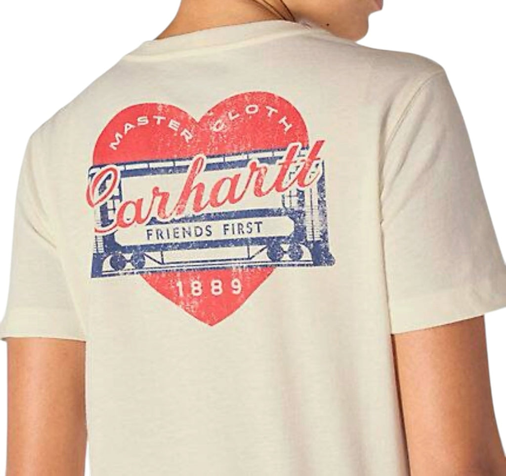 Carhartt Womens Irvine Relaxed Heritage Heart T-Shirts