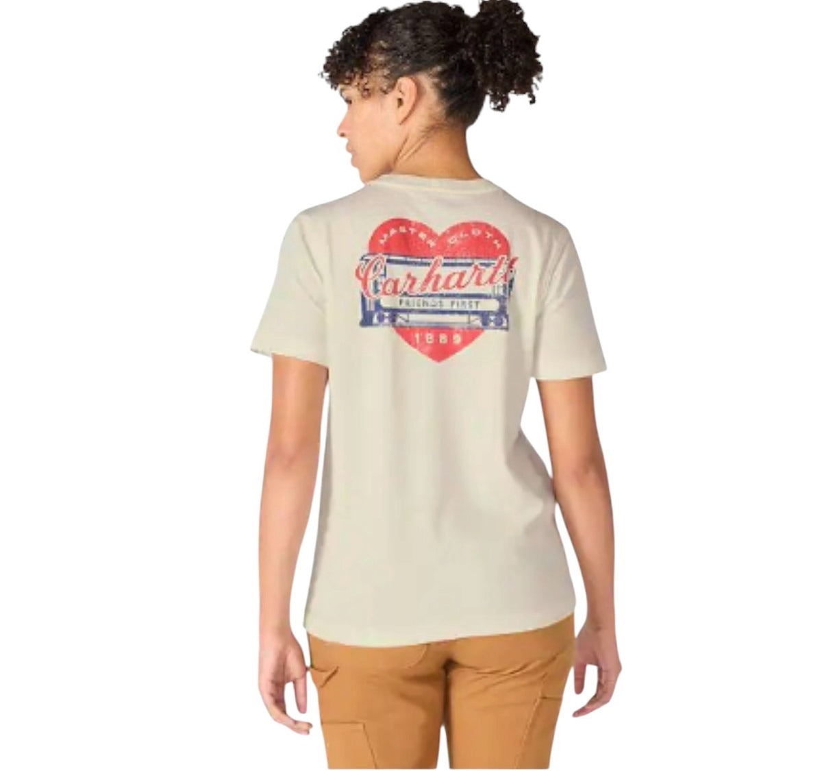 Carhartt Womens Irvine Relaxed Heritage Heart T-Shirts