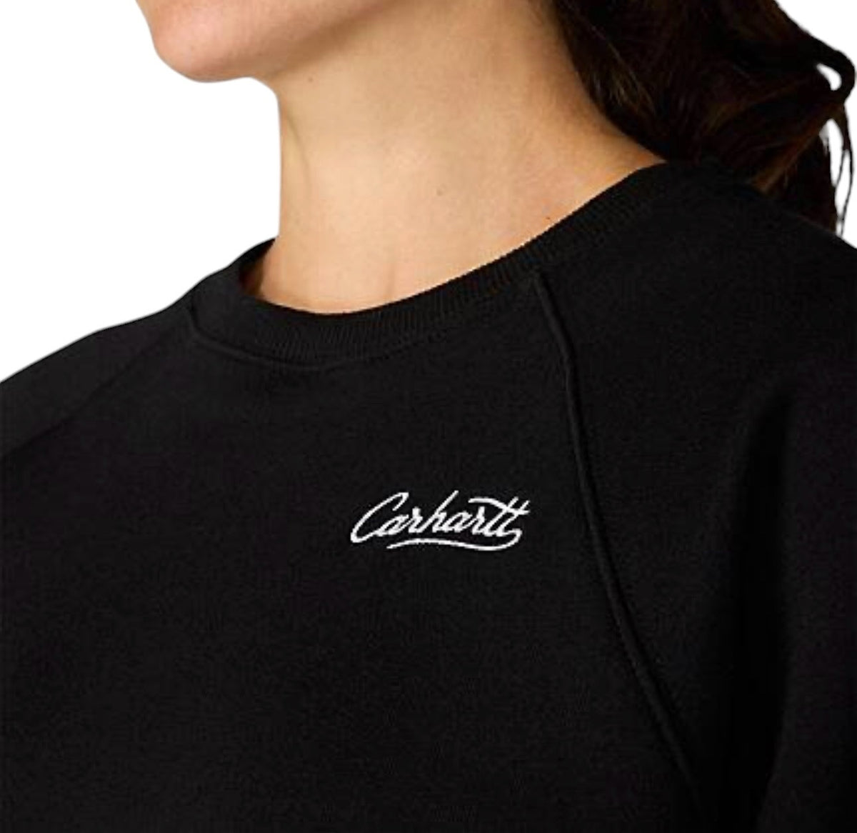 Carhartt Womens Sawyer Crewneck Sweatshirts - Black