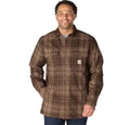 Carhartt M Relaxed Fit Flannel Sherpa-Lined Shirt Jackets
