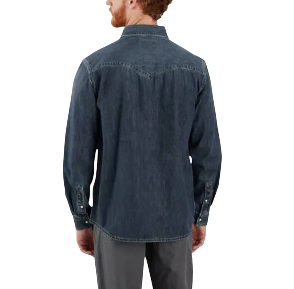 Carhartt M Montana Denim Relaxed Longsleeve Shirts - Wyatt