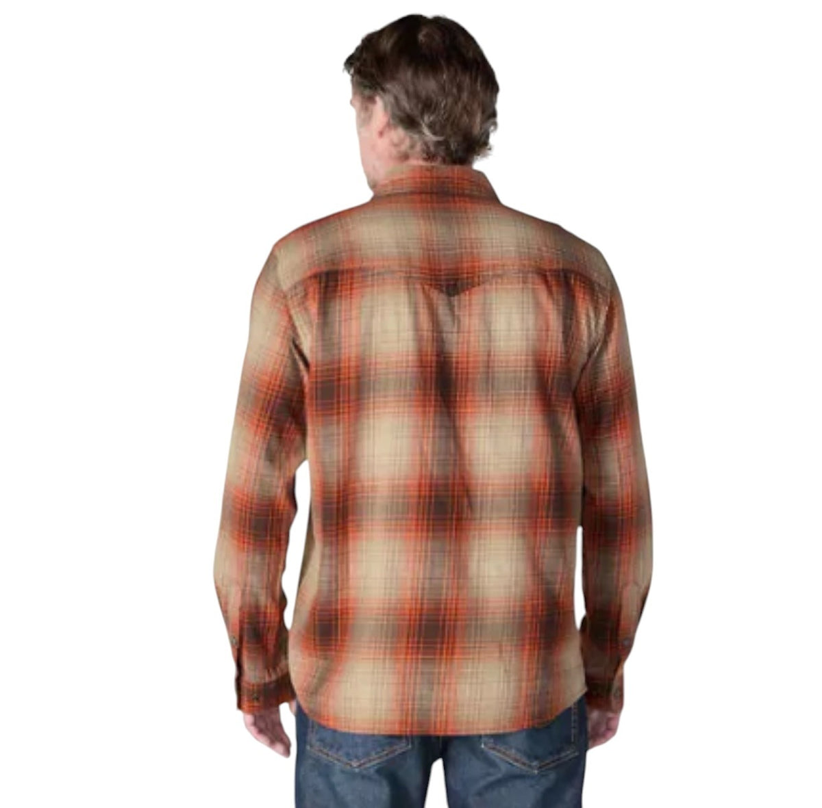 Carhartt M Montana Rugged Flex Relaxed Fit Lightweight LS Press-Stud Front Check Shirts