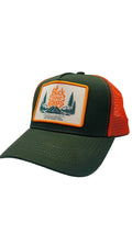Buck Your Ideas Flaming Buckers Trucker Cap - Orange / Green