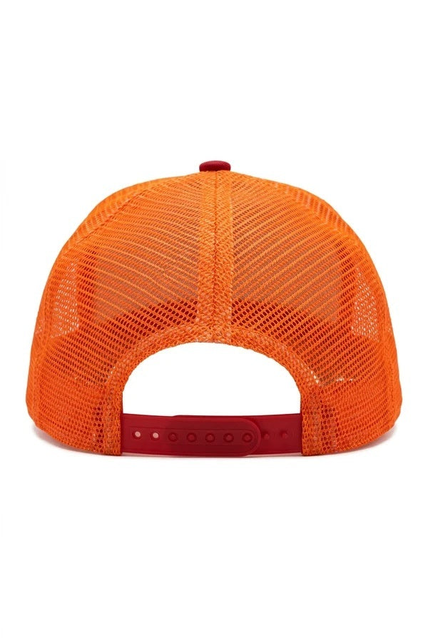 Buck Your Ideas Cactus Candy Cap - Red Orange & Green