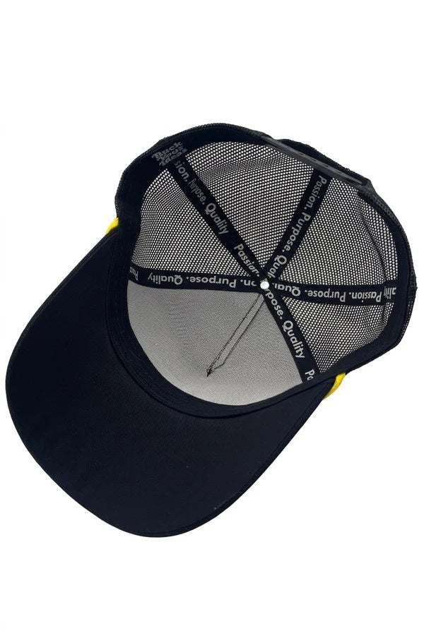 Buck Your Ideas True Trucker Cap - Black / Gold