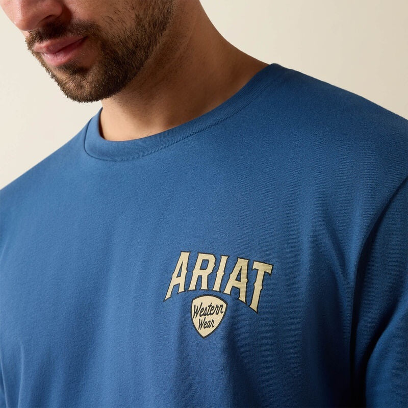Ariat Lone Longhorn T-Shirts - Grisalle