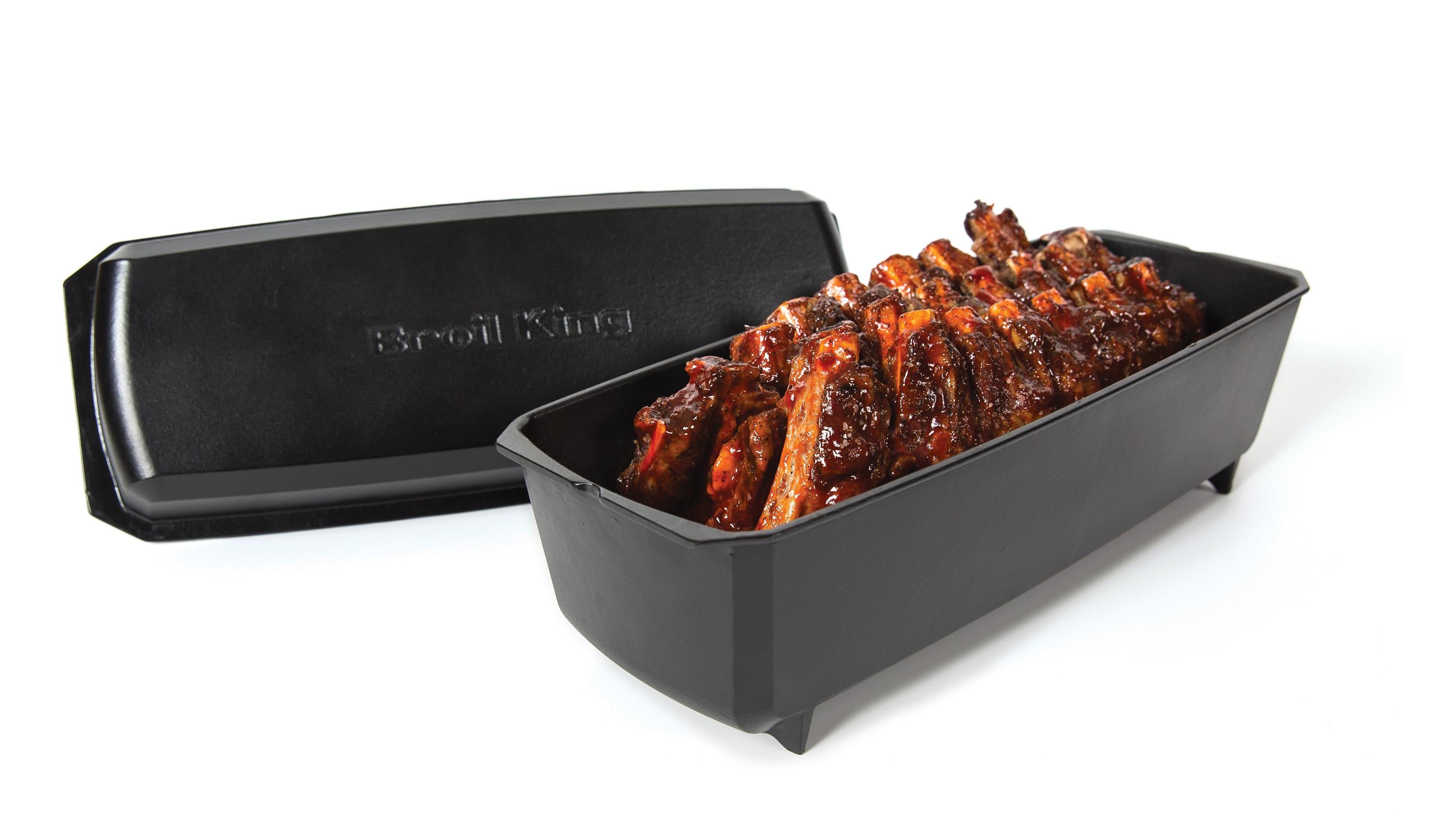 Broil King Rib Roaster- Heavy Duty Cast Iron