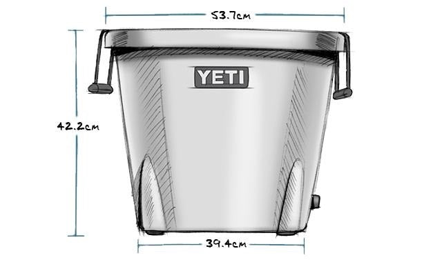 Yeti Tank 45 Insulated Ice Bucket - White