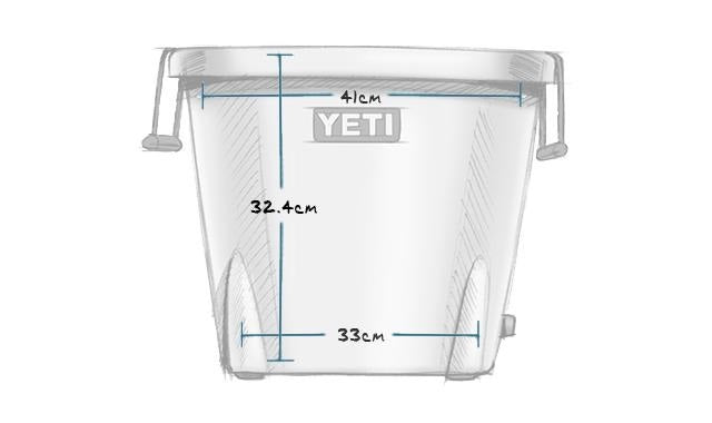 Yeti Tank 45 Insulated Ice Bucket - White
