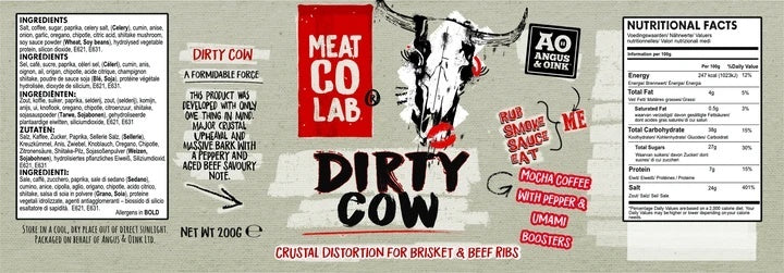 Dirty Cow Beef BBQ Rub 220g