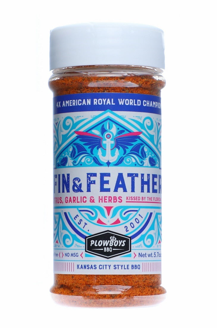 Plowboys BBQ 'Fin & Feather' Rub- 162g