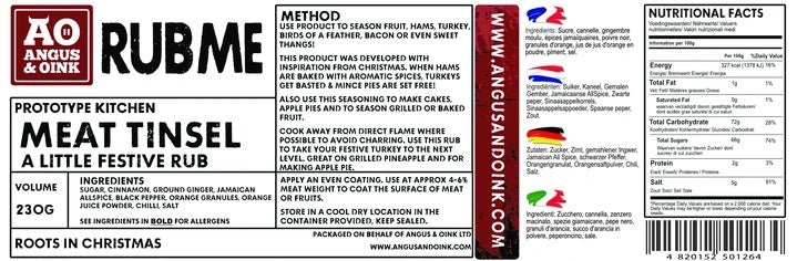 Meat Tinsel Rub 230g