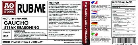Gaucho Chimichurri Rub 220g