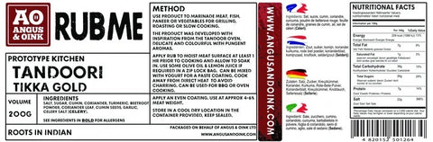 Tikka Gold Tandoori BBQ Rub200g