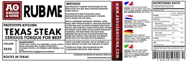 Texas Ultimate Steak Rub 200g