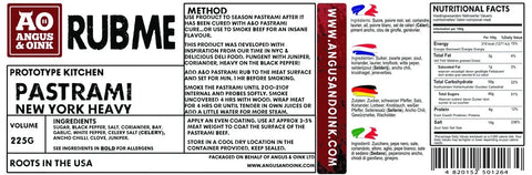 New York Heavy Pastrami Rub 225g