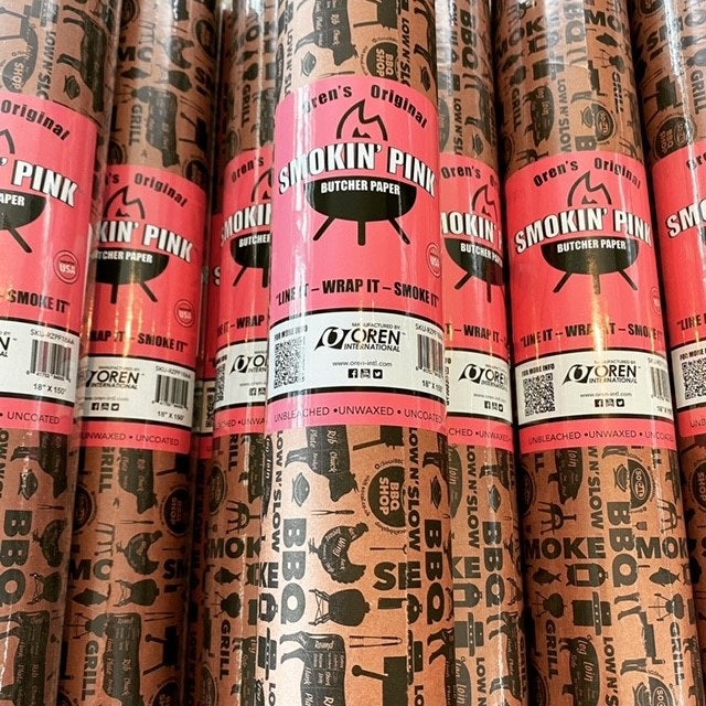 Socal Logo Peach Butcher's Paper 18" x 150ft