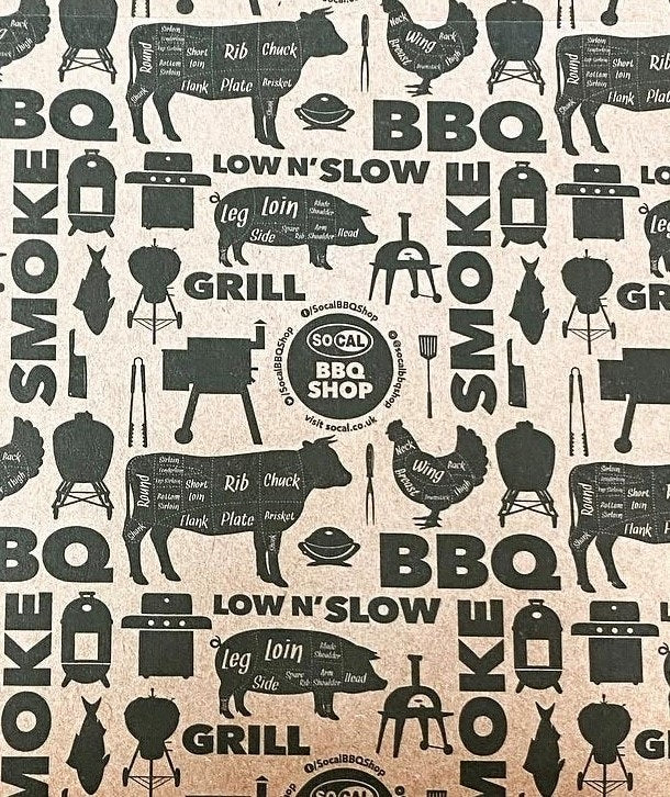 Socal Logo Peach Butcher's Paper 18" x 150ft