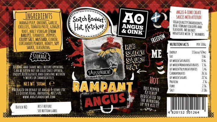 Rampant Angus Ketchup 300ml
