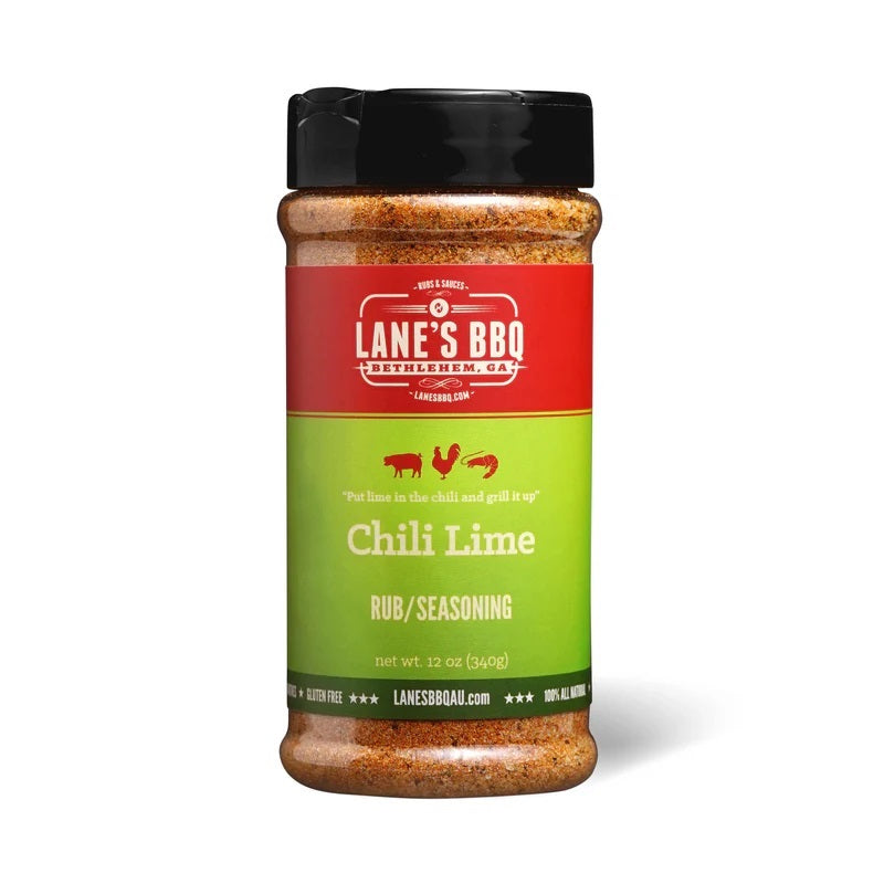 Lane's BBQ 'Chili Lime' Rub (12.4oz) 351g