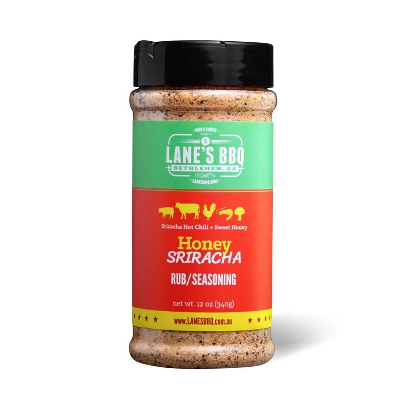 Lane's BBQ 'Honey Sriracha' Rub (12.4oz) 351g