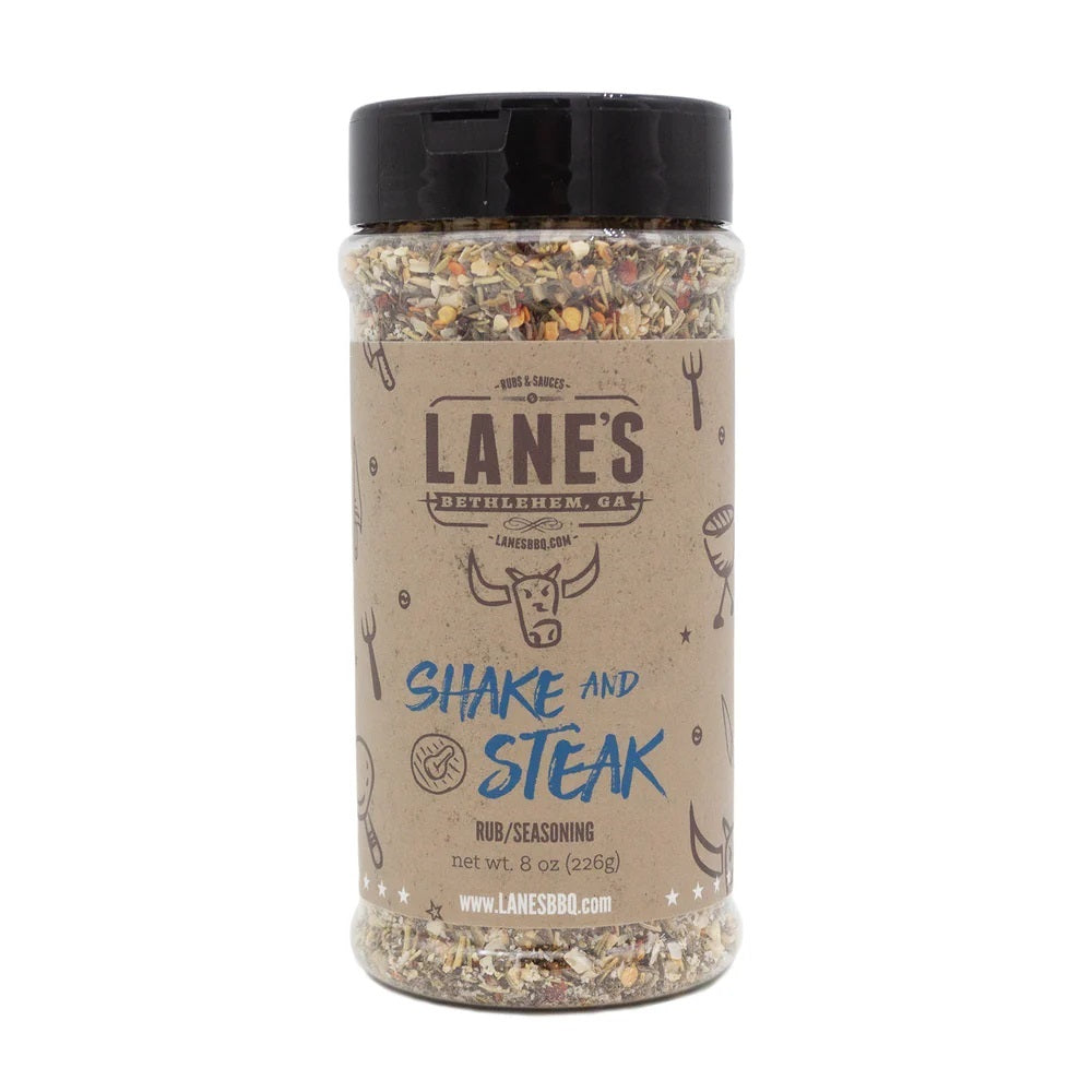 Lane's BBQ 'Shake & Steak' Rub (Limited Edition ) - 226g (8oz)