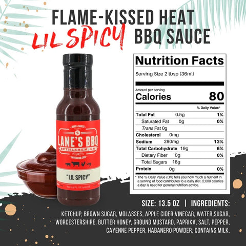 Lane's BBQ' Lil Spicy Sauce - 400ml (13.5oz)