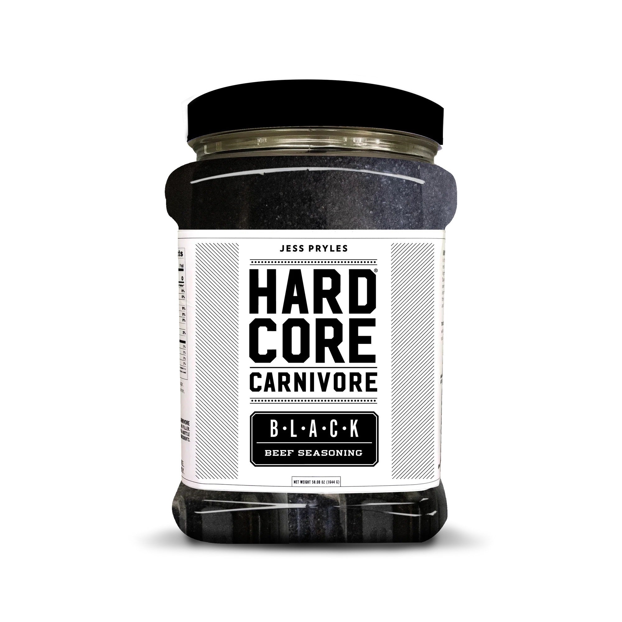 Hardcore Carnivore Black BBQ Rub - 1644g (58oz)