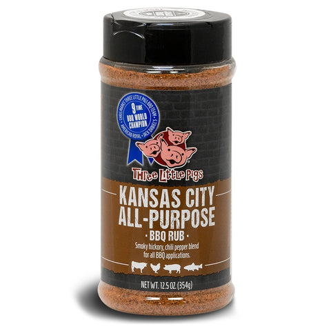 Three Little Pigs 'KC All Purpose  BBQ Rub - 354g (12.5oz)