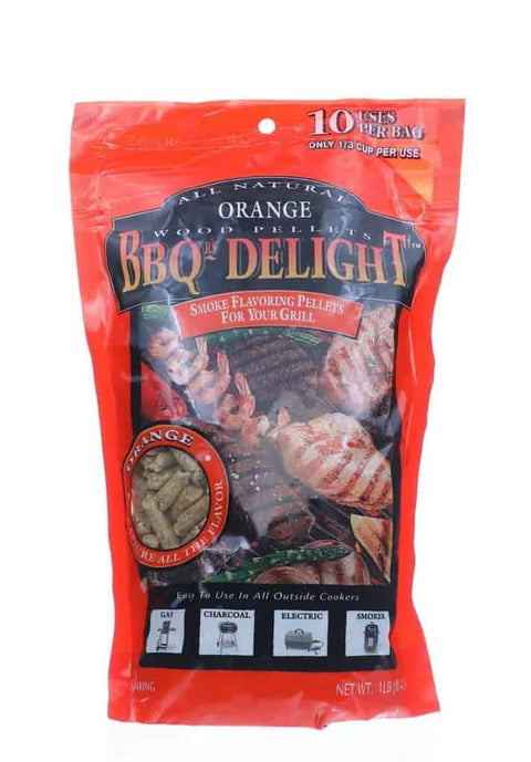 BBQR'S Delight Wood Pellets - Orange 453g (16oz)