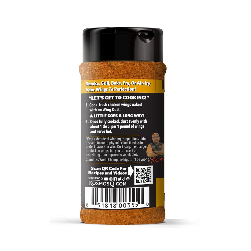 Kosmo's Q Honey BBQ Wing Seasoning - 156g (5.5oz)