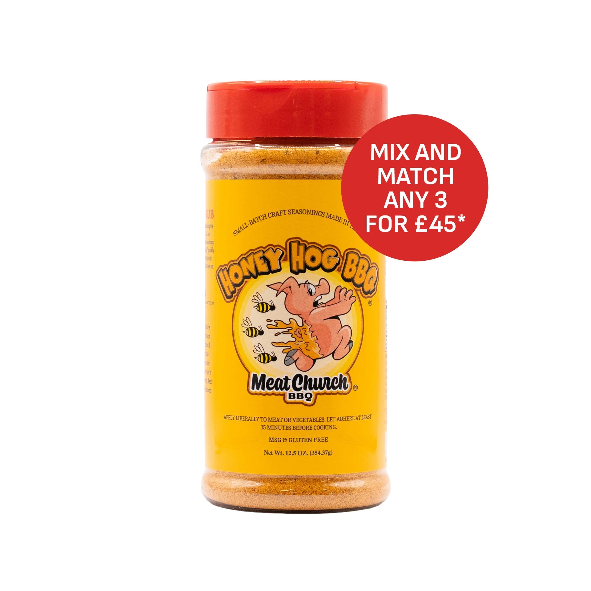 Meat Church Honey Hog BBQ Rub - 12oz (340g)