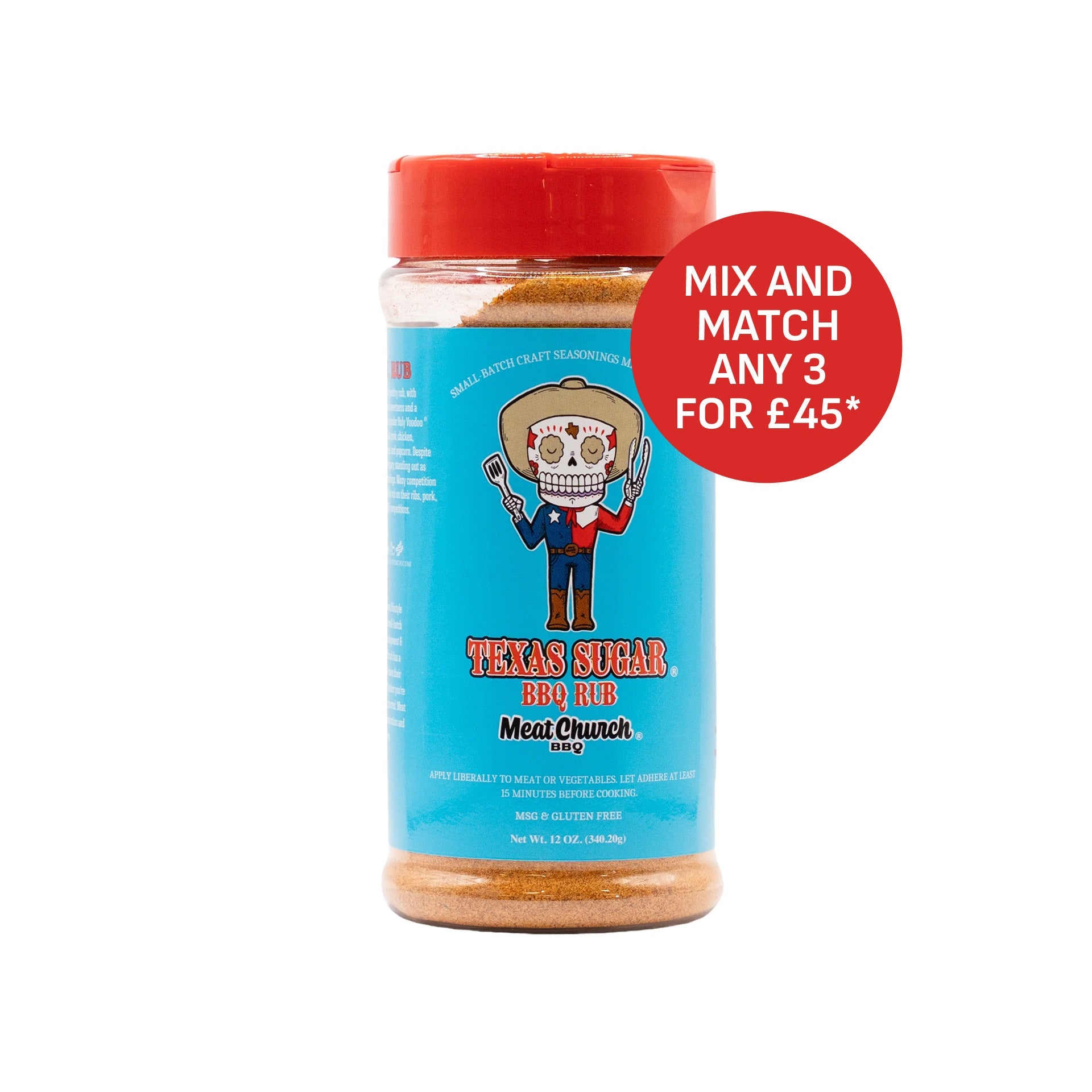 Meat Church Texas Sugar BBQ Rub 340g