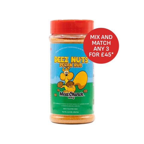 Meat Church 'Deez Nuts Honey Pecan 'BBQ Rub - 340g  (12oz)