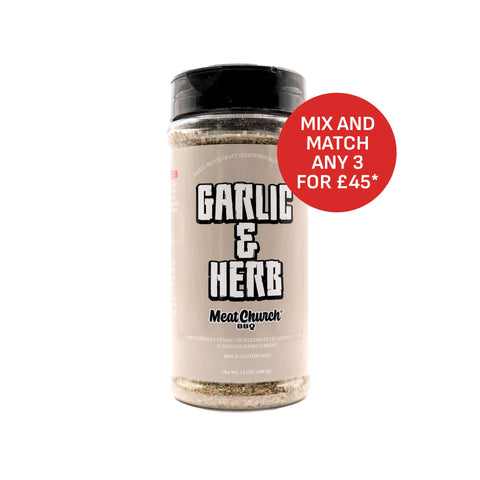 Meat Church Gourmet Garlic & Herb Seasoning - 12oz (340g)