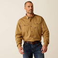 Ariat Rebar Washed Twill Work Shirts - Rebar Khaki