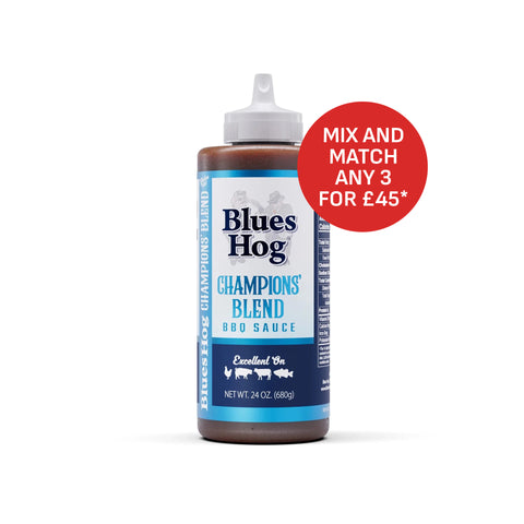 Blues Hog BBQ 'Champions Blend ' BBQ Sauce (Squeeze Bottle) - 680g