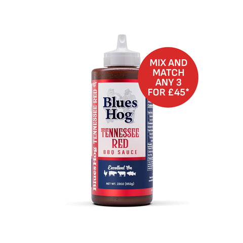 Blues Hog BBQ' Tennessee Red' BBQ Sauce (Squeeze Bottle) - 652g