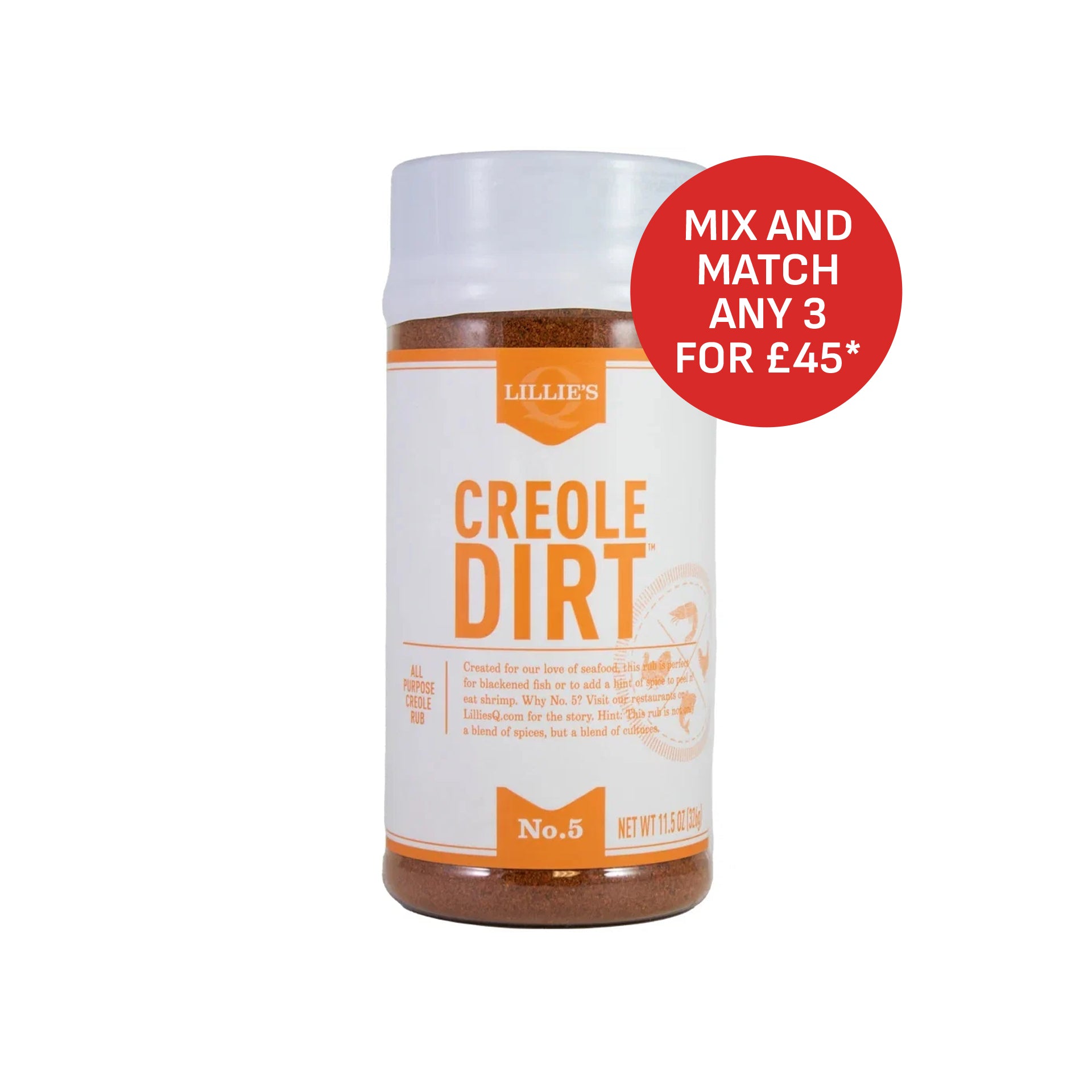 Lillie's Q Creole Dirt BBQ Rub - 11.5oz