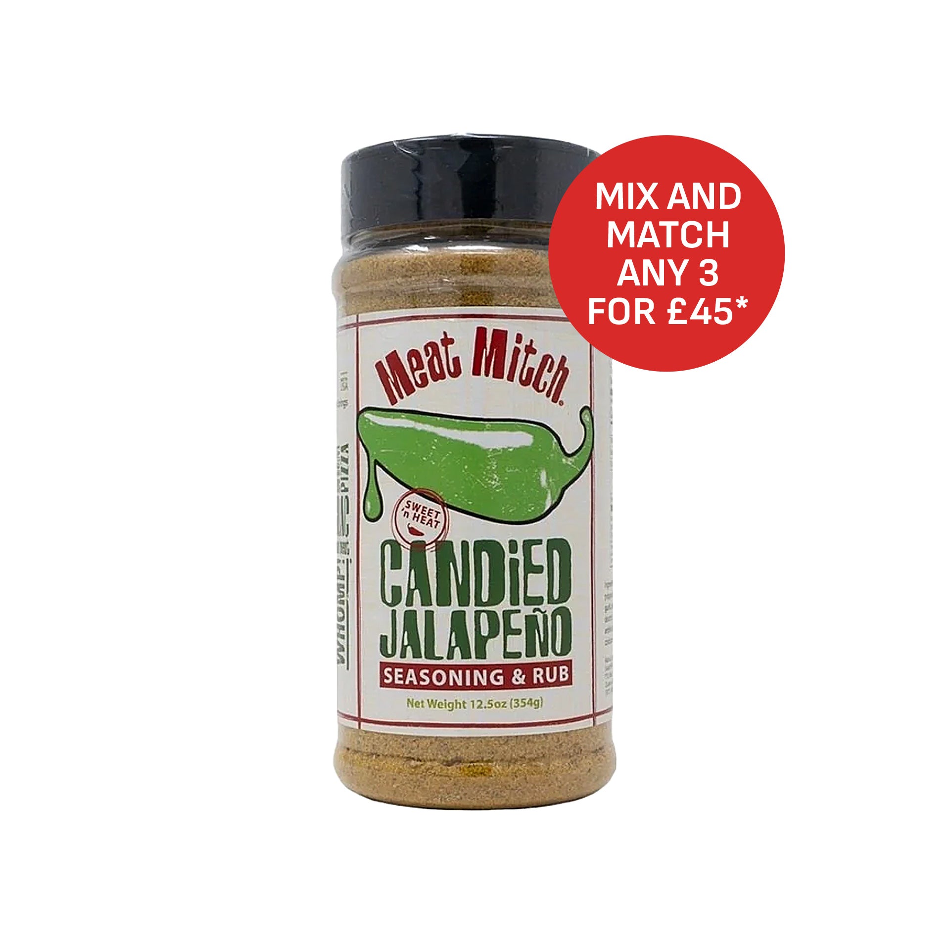 Meat Mitch Candied Jalapeno Seasoning & Rub - 354g (12.5oz)