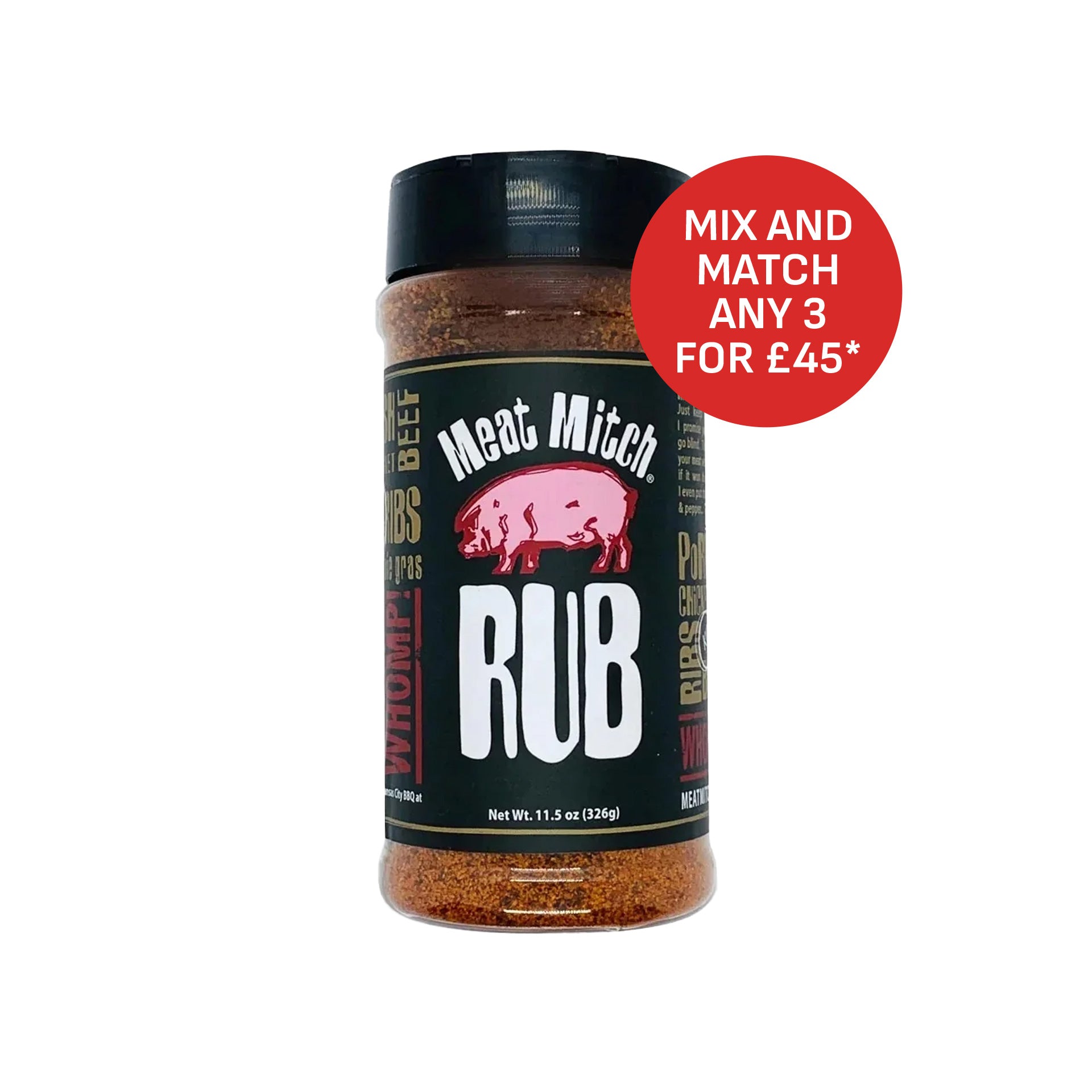 Meat Mitch' Whomp' BBQ Rub - 326g (11.5oz)