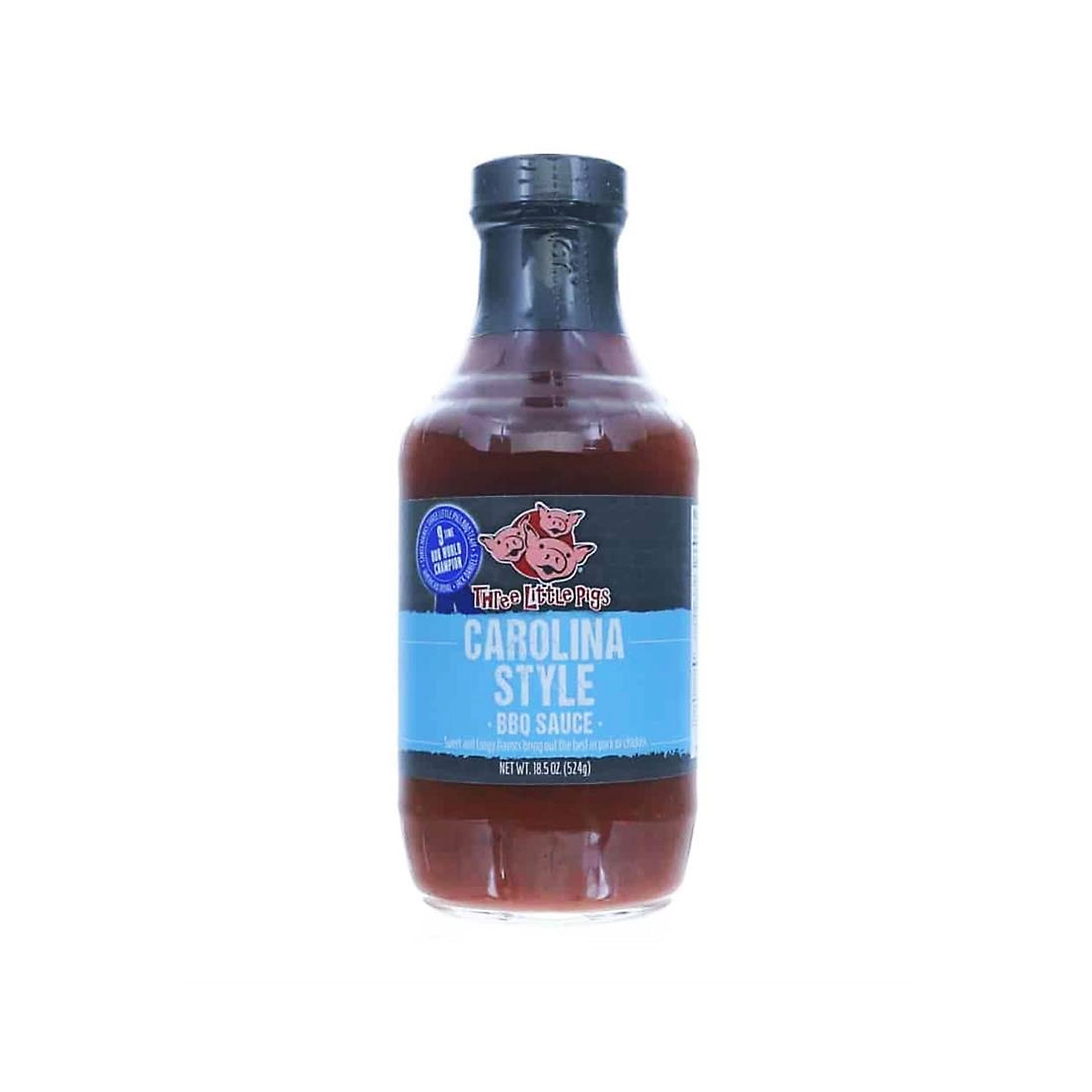 Three Little Pigs BBQ Carolina Style BBQ Sauce - 527g (18.6oz)